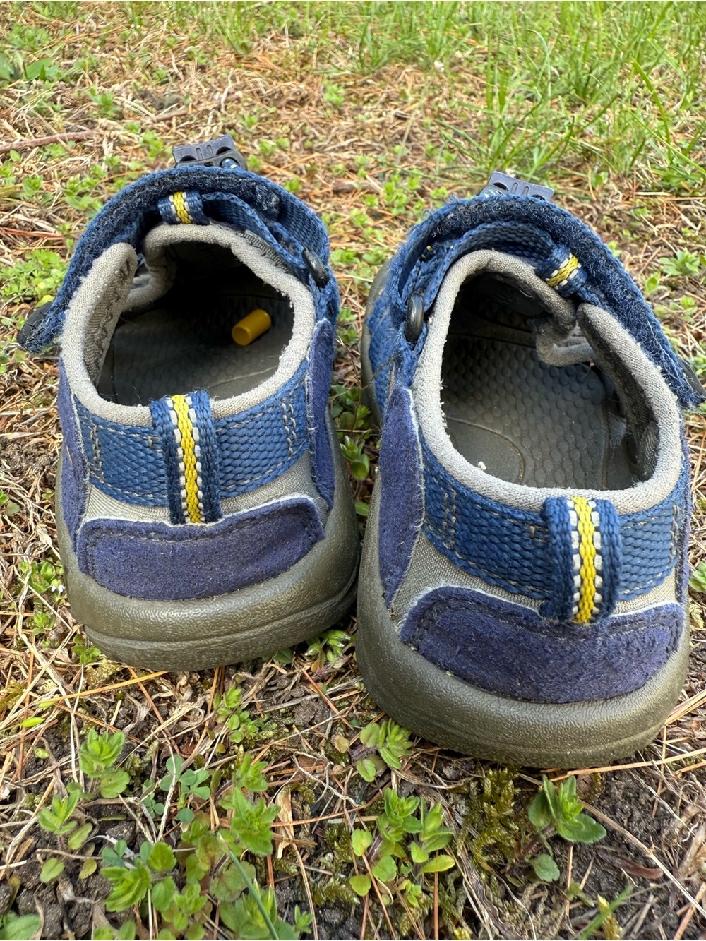 Keen Kids Newport H2 Blue Depths/Gargoyle Waterproof Sandals - Picture 3 of 12